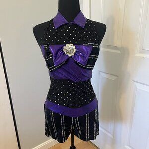 Purple Stylish Dance Costume for Tap, jazz, acro or musical theater!